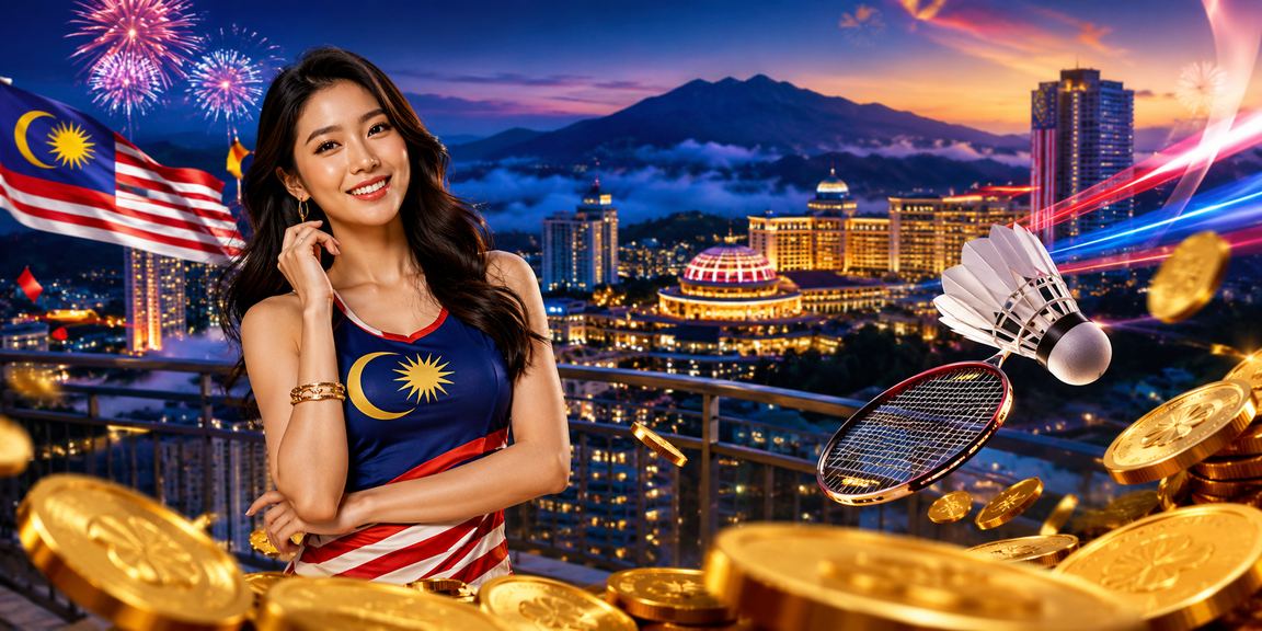 Suasana pertaruhan kasino bergaya Melayu di Genting Highlands dengan meja roulette