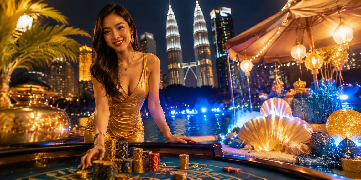 Suasana kasino hiburan moden di Kuala Lumpur Malaysia