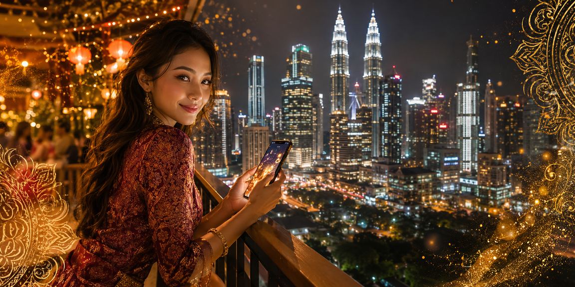Pengalaman kasino mudah alih bergaya Melayu di Kuala Lumpur dengan telefon pintar