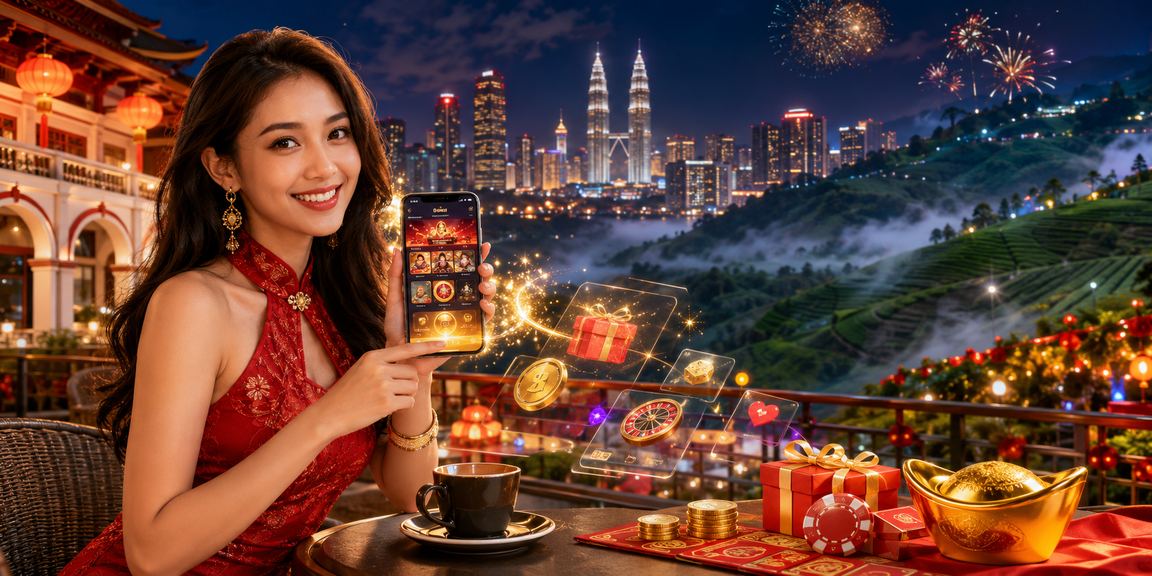 Pengguna Malaysia bermain permainan kasino mudah alih bergaya Melayu tempatan