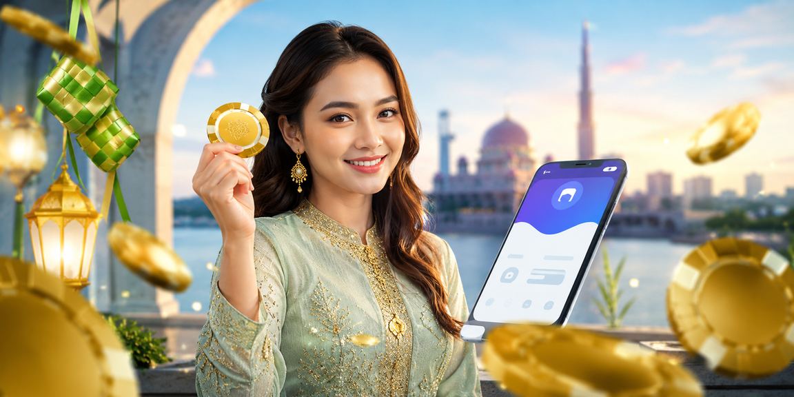 Suasana pertaruhan kasino bernuansa Hari Raya di Putrajaya